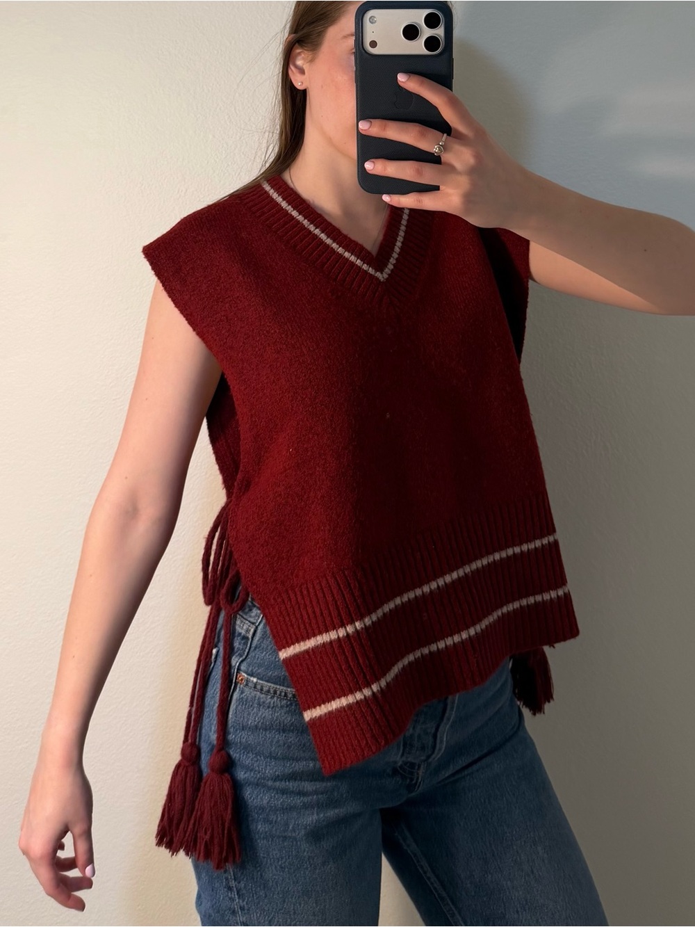 Free People All Star Stripe Poncho - Picture 3 of 7